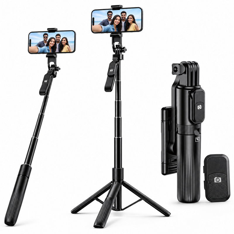 ONE 7 Bluetooth Selfie Stick Tripod