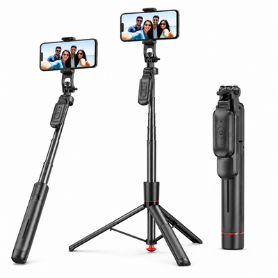 ONE 7 2-in-1 Auto Opening Selfie Stick Tripod