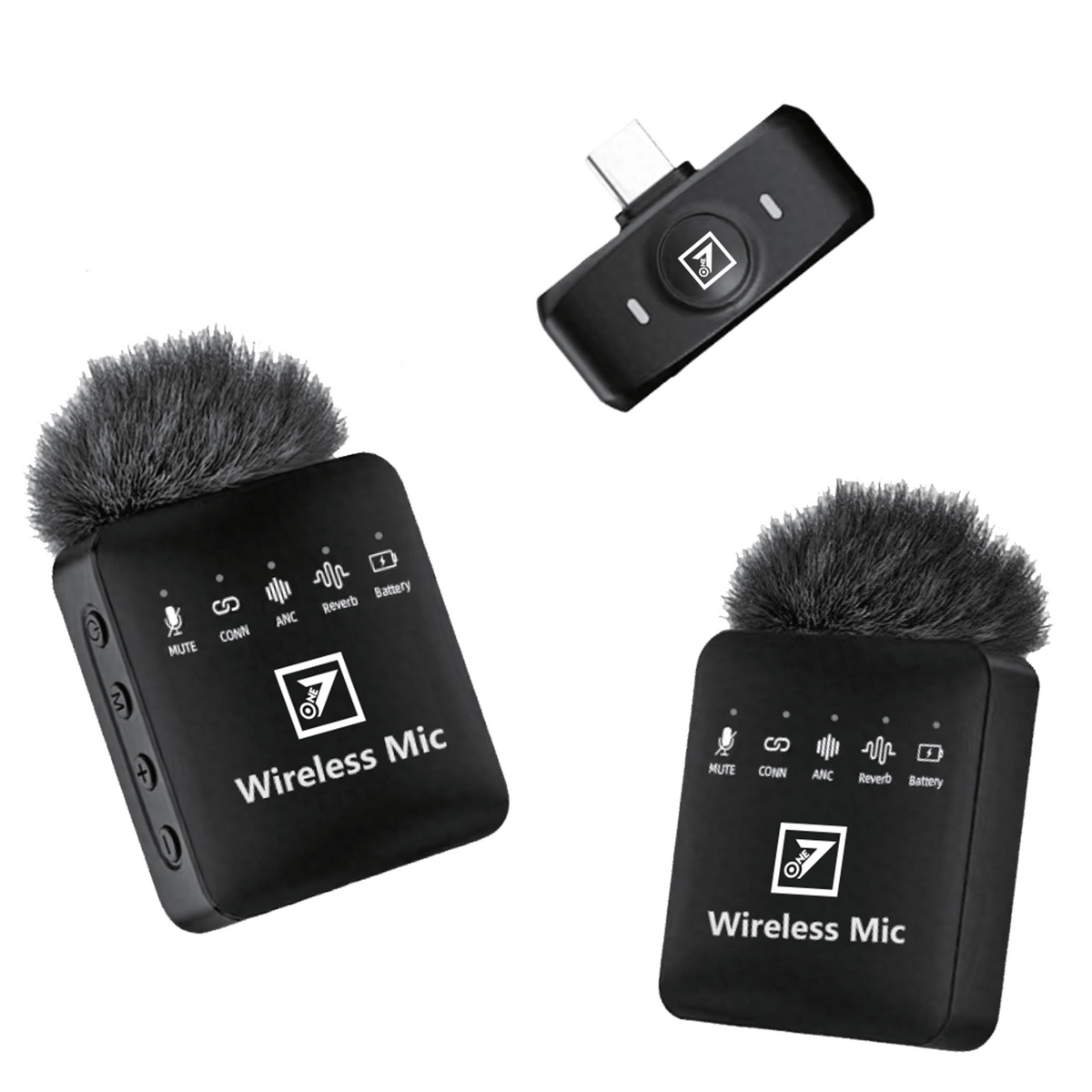 ONE 7 Wireless Microphone - Dual Mic with ANC & DSP