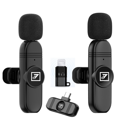 ONE 7 Dual Wireless Clip-On Microphone with ENC