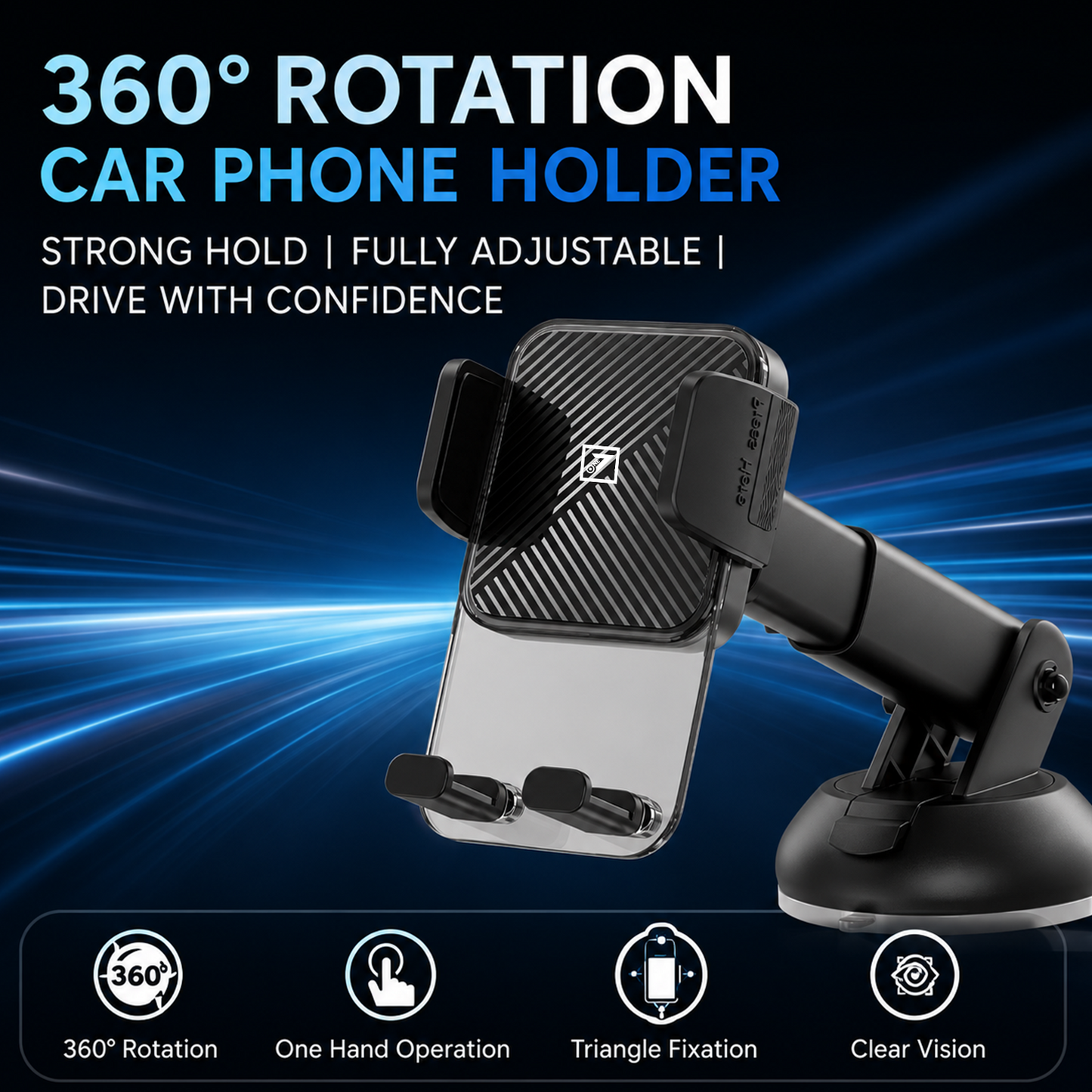 ONE 7 360° Adjustable Car Phone Holder