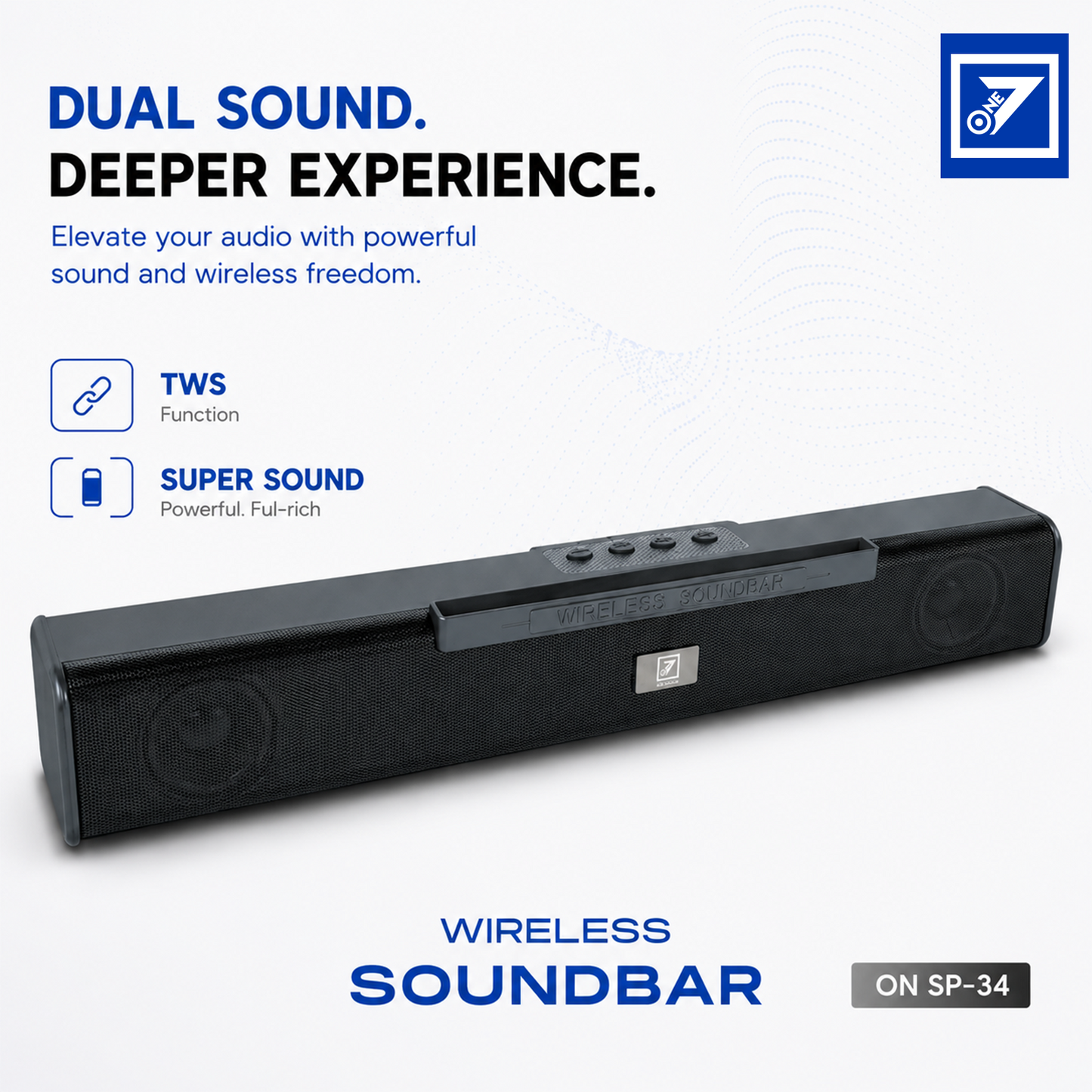 ONE7 Wireless Soundbar Speaker