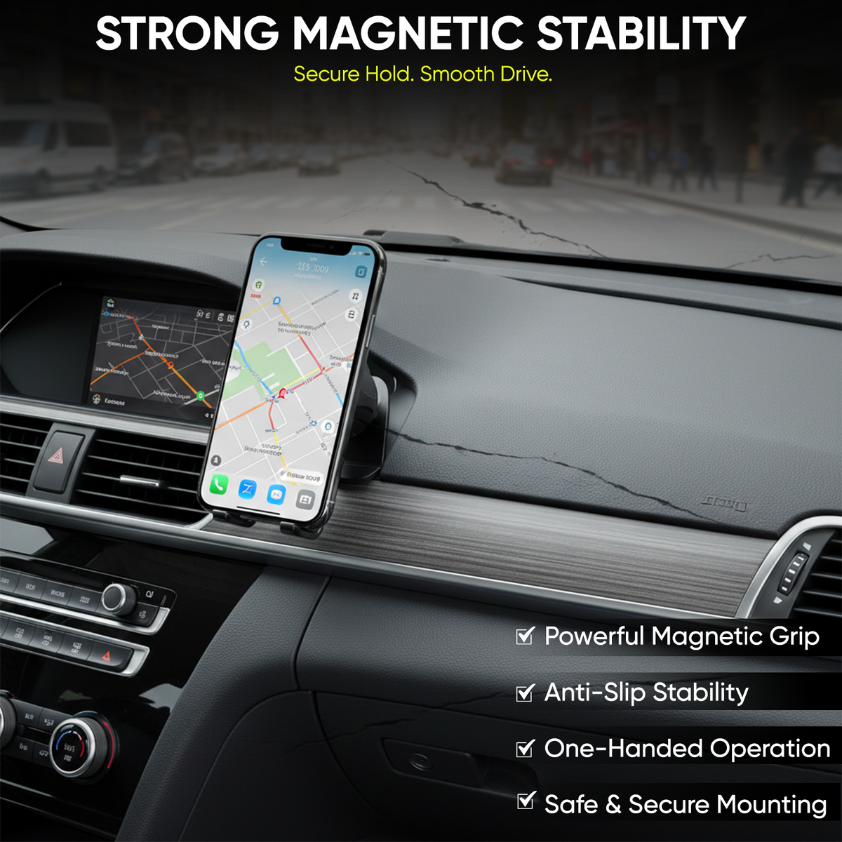 ONE7 MagSnap Pro Magnetic Car Phone Holder