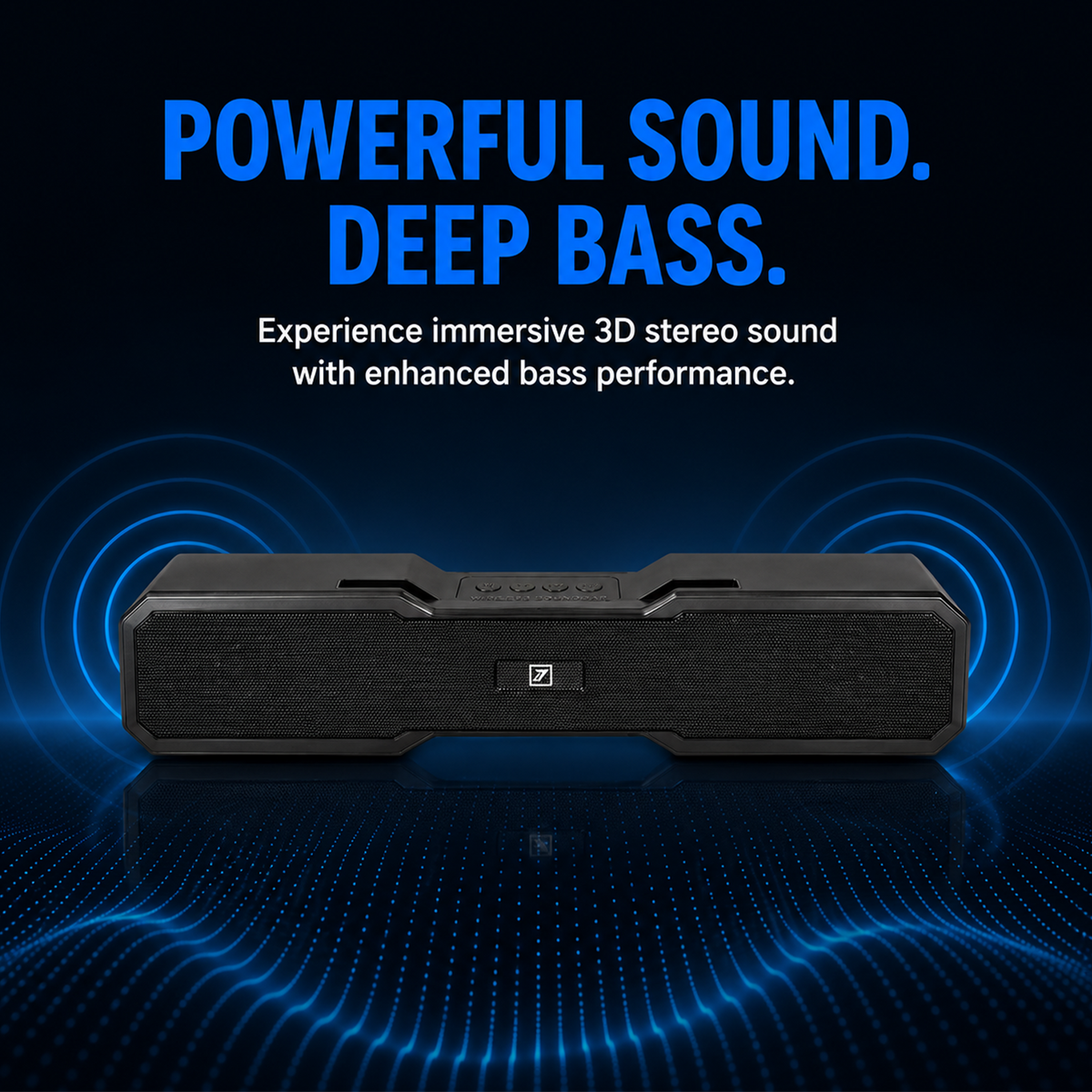 ONE 7 Bass Titan Wireless Bluetooth Speaker
