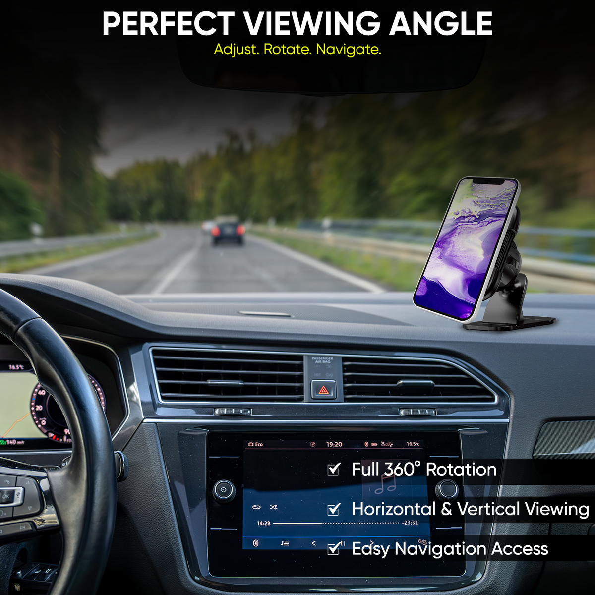 ONE7 MagSnap Pro Magnetic Car Phone Holder