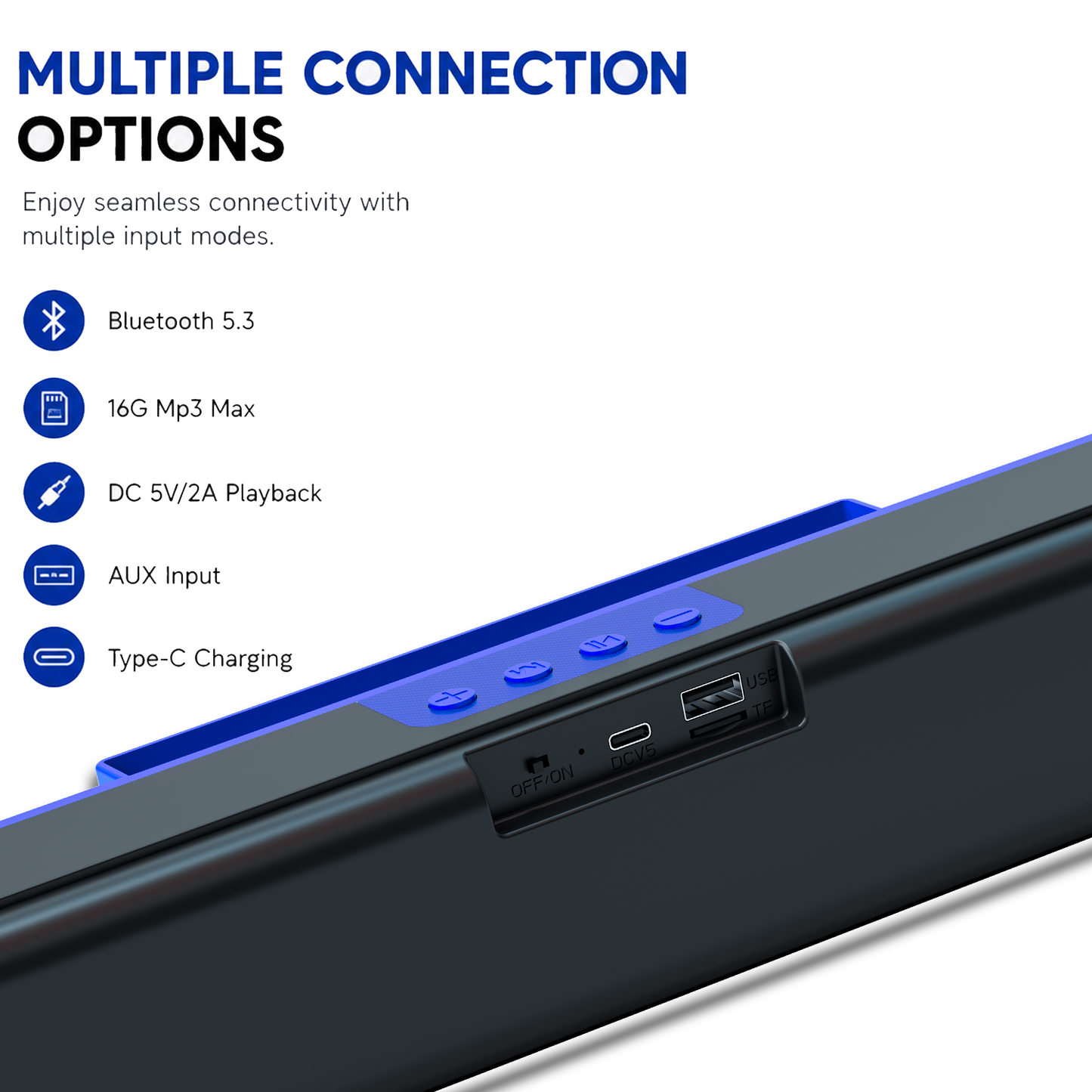 ONE7 Wireless Soundbar Speaker