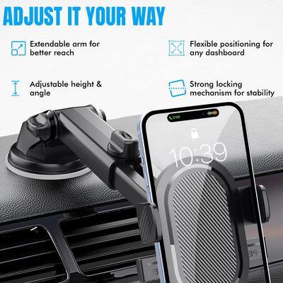 ONE 7 Car Dashboard & Windshield Phone Holder
