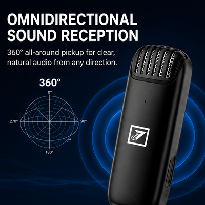 ONE 7 Wireless Clip-On Microphone – ENC Noise Reduction