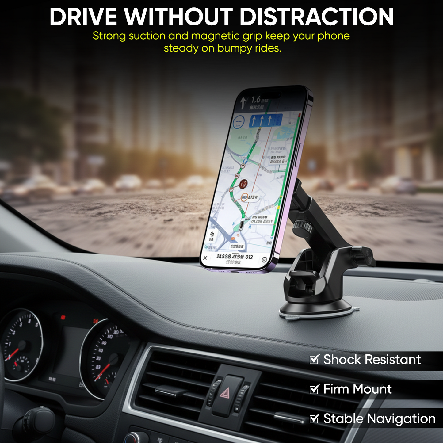 ONE7 MagFlex 360 Magnetic Car Phone Holder