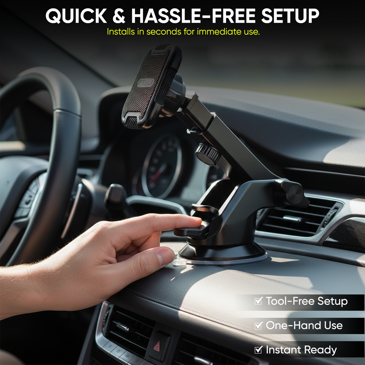 ONE7 MagFlex 360 Magnetic Car Phone Holder