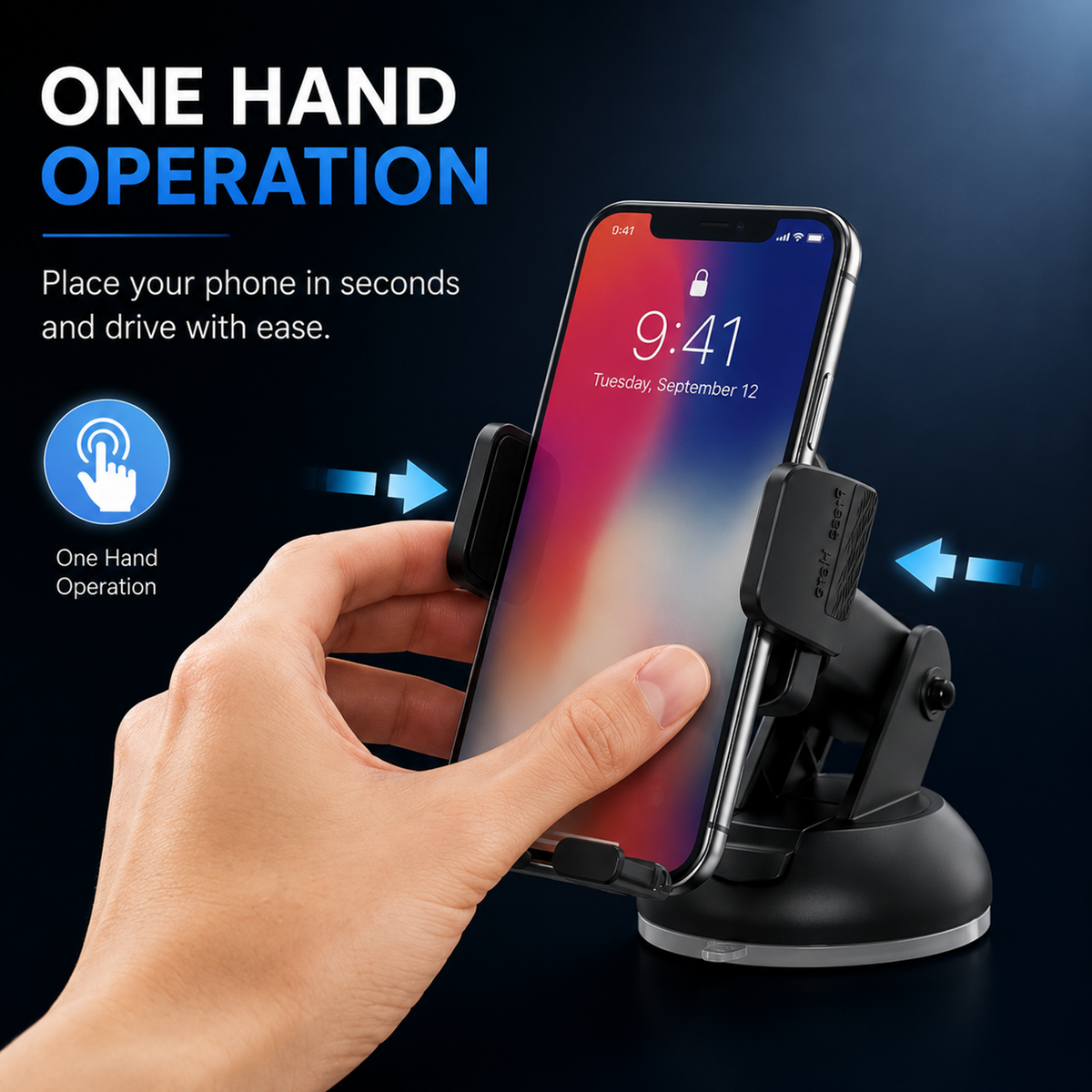 ONE 7 360° Adjustable Car Phone Holder