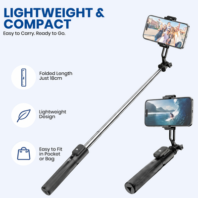ONE 7 Bluetooth Selfie Stick Tripod Pro