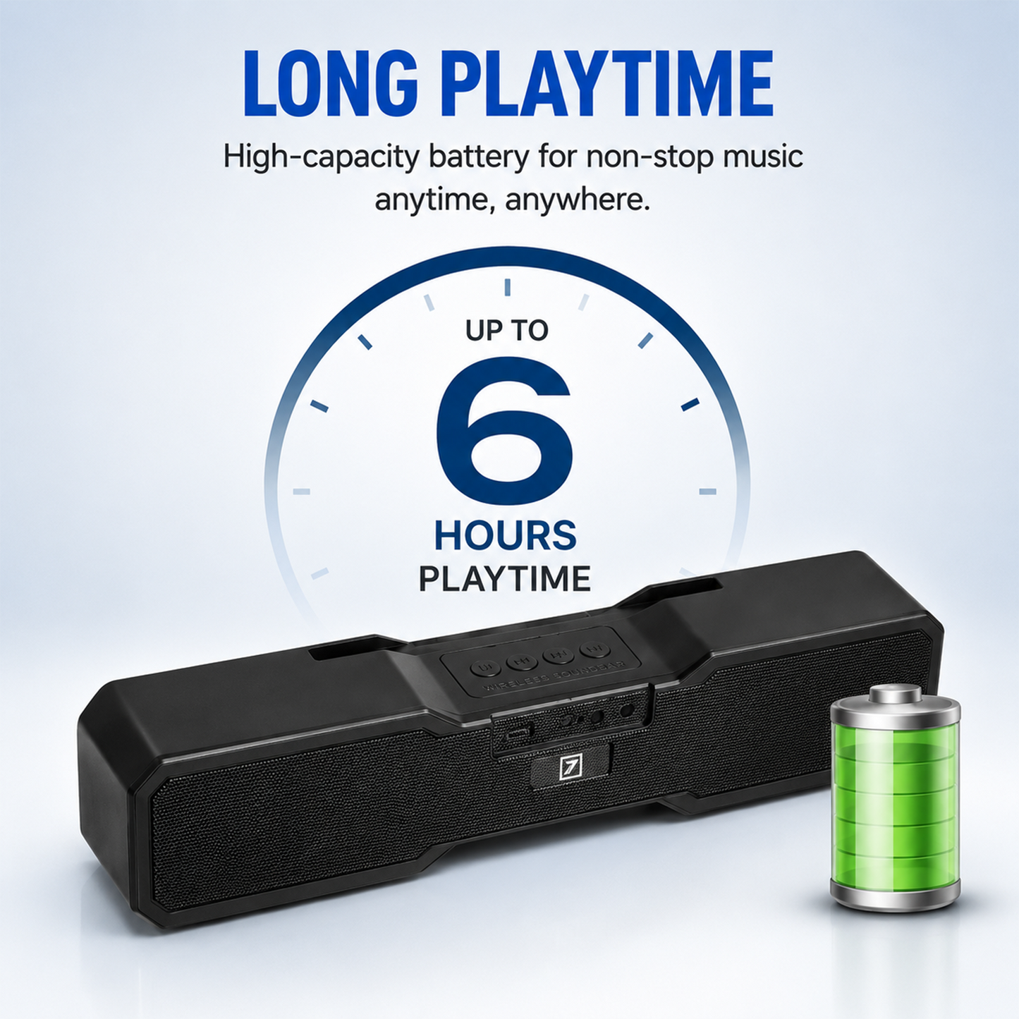 ONE 7 Bass Titan Wireless Bluetooth Speaker