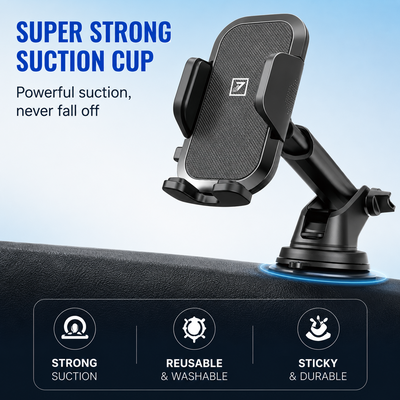 ONE 7 Car Phone Holder with Strong Suction Cup