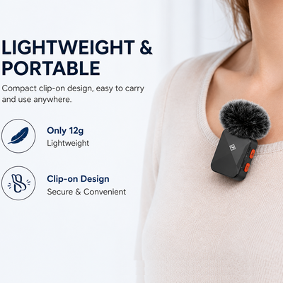 ONE 7 AirClip Wireless Lavalier Microphone