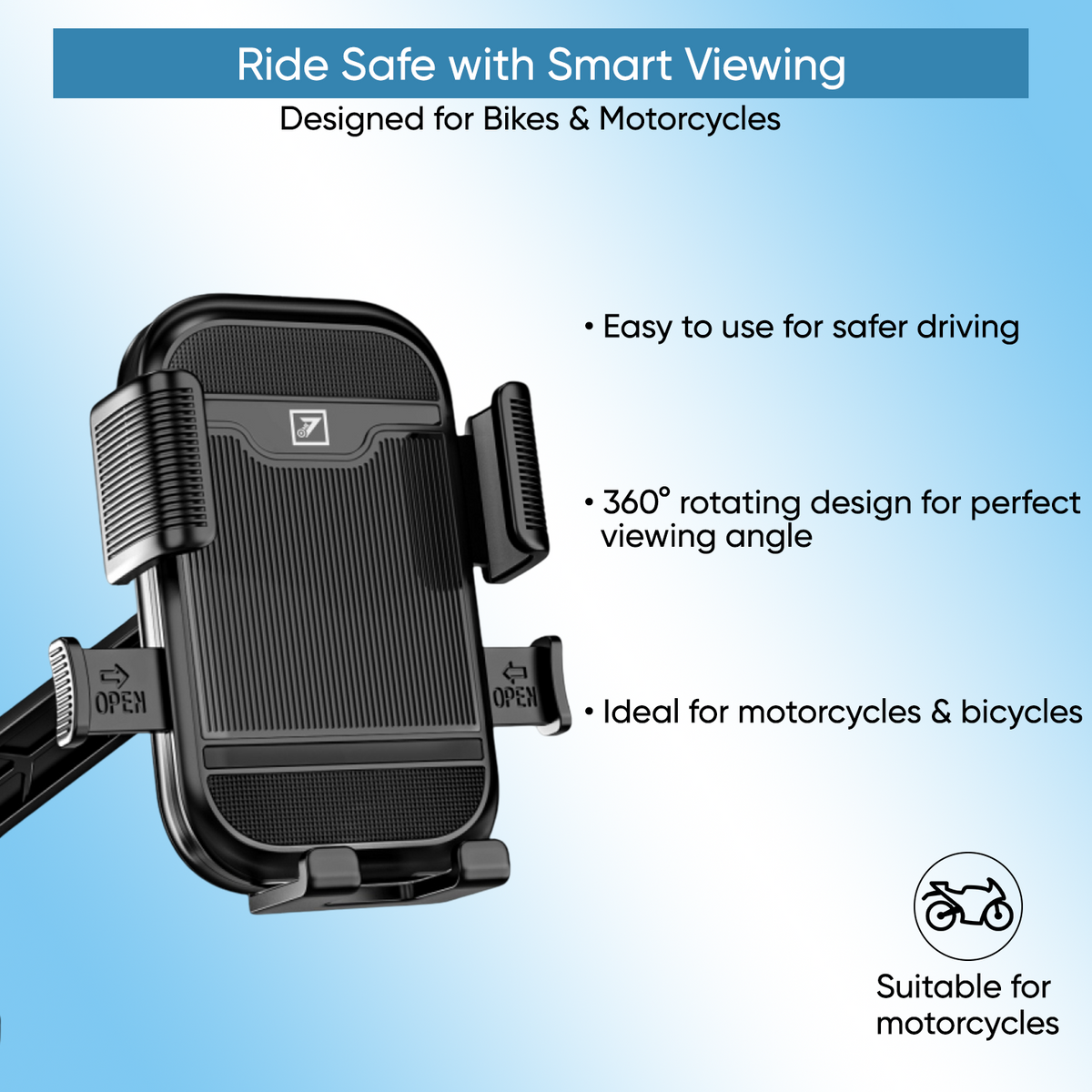 ONE 7 Bike & Motorcycle Phone Holder