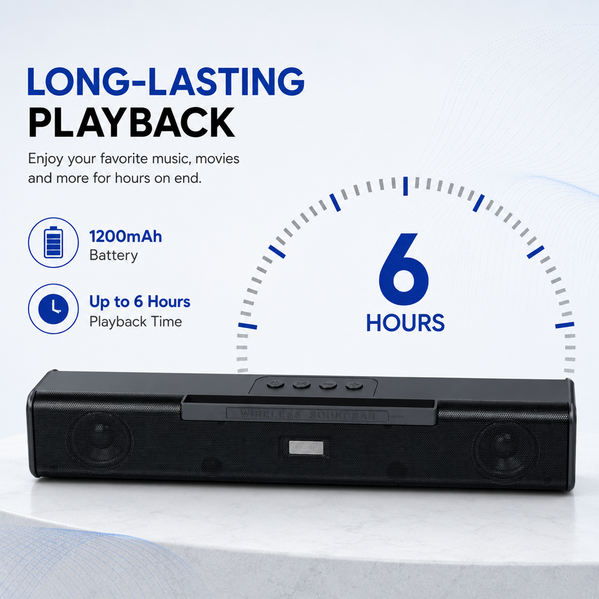 ONE7 Wireless Soundbar Speaker
