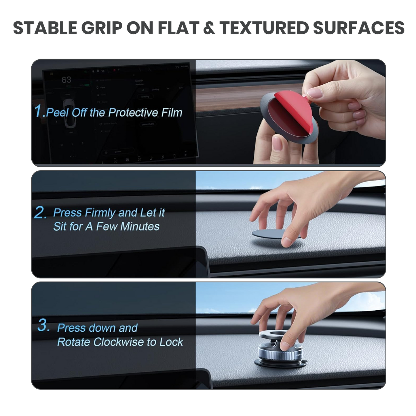 ONE 7 MagVac Fold 360 Magnetic Car Phone Holder