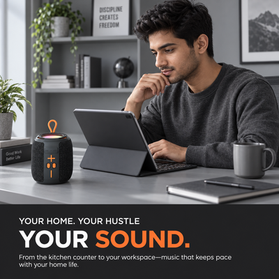 ONE 7 Mini Portable Bluetooth Speaker - 6.5W Powerful Bass