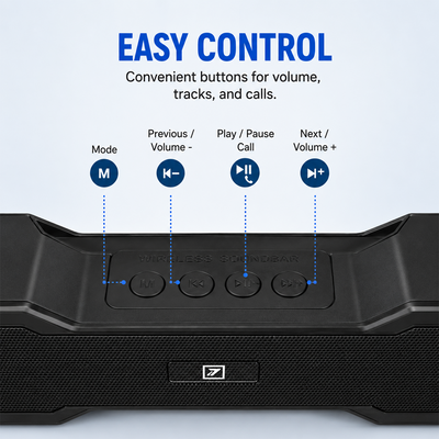 ONE 7 Bass Titan Wireless Bluetooth Speaker
