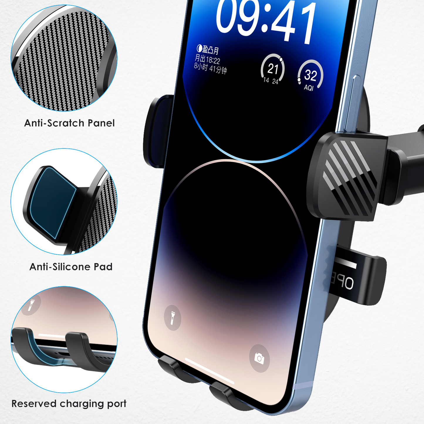ONE 7 Car Dashboard & Windshield Phone Holder
