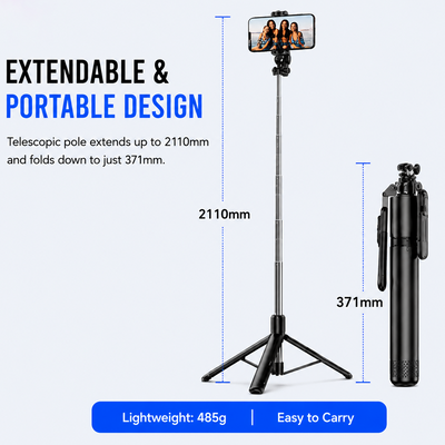 ONE 7 Professional Selfie Stick Tripod