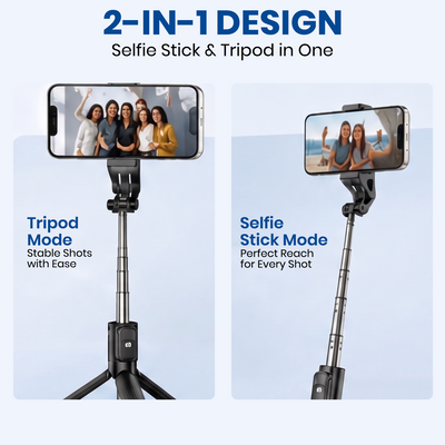 ONE 7 Bluetooth Selfie Stick Tripod