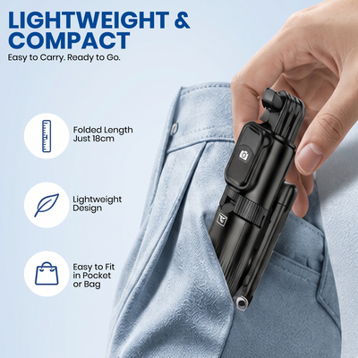 ONE 7 Bluetooth Selfie Stick Tripod
